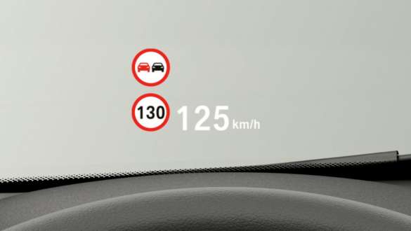 BMW Head-Up Display. BMW Head-Up Display do BMW Série 1.