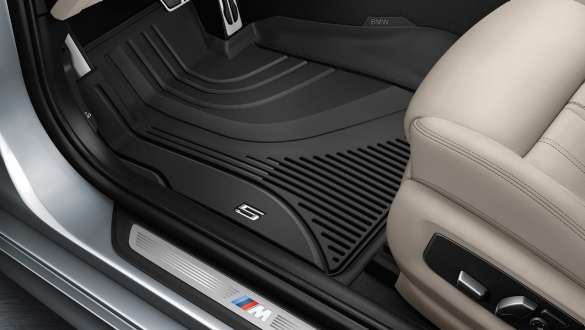 Tapetes BMW em borracha para a zona dos pés dianteira, BMW Série 5 Berlina, G30 Tapetes BMW em borracha para a zona dos pés dianteira, BMW Série 5 Berlina, G30