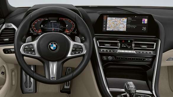 MW M850i xDrive em cinza Dravit metalizado, BMW Live Cockpit Professional. MW M850i xDrive em cinza Dravit metalizado, BMW Live Cockpit Professional.