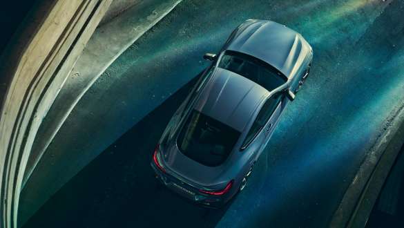 Direção activa integral. BMW Série 8 Coupé, perspetiva do volante, direção ativa integral.
