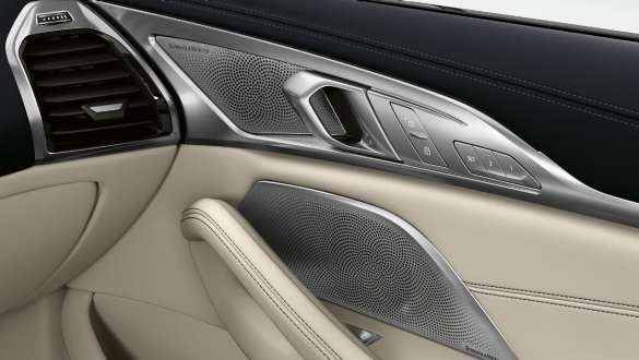 Sistema de som surround Bowers & Wilkins Diamond BMW Série 8 Gran Coupé, sistema de som surround Bowers & Wilkins Diamond