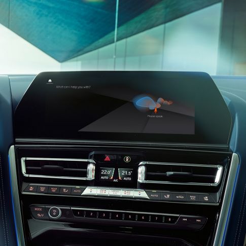 Assistente pessoal inteligente BMW BMW Série 8 Gran Coupé, assistente pessoal inteligente BMW