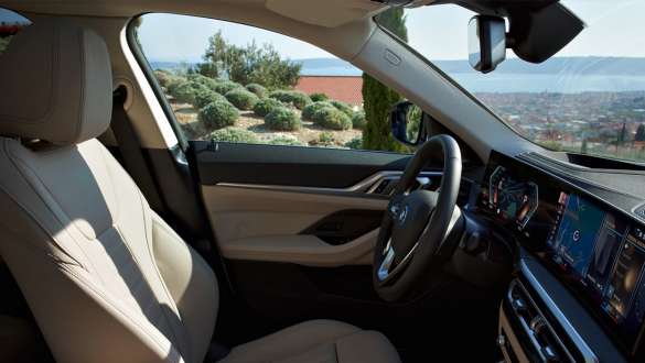 Bancos dianteiros, BMW i4, G26, 2021 Bancos dianteiros, BMW i4, G26, 2021, interior