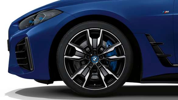 Jantes de liga leve BMW 861 M de 19", BMW i4 M50, G26, 2021 Jantes de liga leve BMW 861 M de 19", BMW i4 M50, G26, 2021, pintura azul Frozen Portimao BMW Individual metalizada