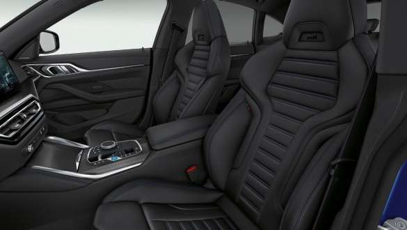 Bancos desportivos M, BMW i4 M50, G26, 2021 Bancos desportivos M, BMW i4 M50, G26, 2021, interior, cockpit