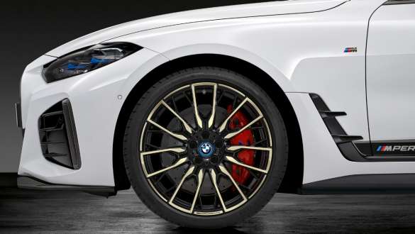 Jantes de liga leve BMW M Performance 868 M de raios duplos de 20'' de duas tonalidades (dourado Night, fresadas), conjunto de jantes completas de verão, BMW i4 M50, G26, 2021 Jantes de liga leve BMW M Performance 868 M de raios duplos de 20'' de duas tonalidades (dourado Night, fresadas), conjunto de jantes completas de verão, BMW i4 M50, G26, 2021