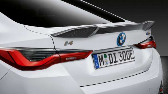 Spoiler traseiro M Performance em fibra de carbono, BMW i4 M50, G26, 2021 Spoiler traseiro M Performance em fibra de carbono, BMW i4 M50, G26, 2021