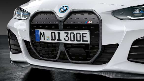 Grelha em forma de rim M Performance em fibra de carbono, BMW i4 M50, G26, 2021 Grelha em forma de rim M Performance em fibra de carbono, BMW i4 M50, G26, 2021