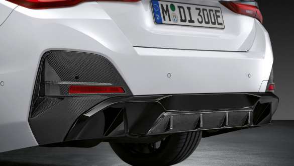 Difusor traseiro M Performance em fibra de carbono, BMW i4 M50, G26, 2021 Difusor traseiro M Performance em fibra de carbono, BMW i4 M50, G26, 2021