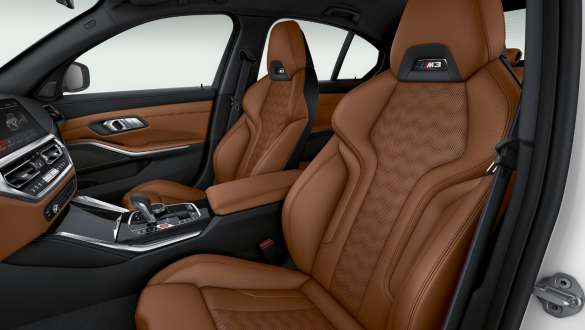 Bancos desportivos M, BMW M3 Competition Berlina, G80, 2020 BMW M3 Competition Berlina, G80, 2020, bancos desportivos M, interior