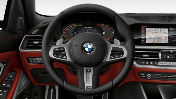 Direção desportiva variável BMW M340i xDrive Touring, direção desportiva variável