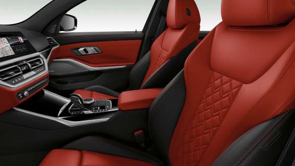Bancos desportivos e cintos de segurança M BMW M340i xDrive Touring, bancos desportivos e cintos de segurança M