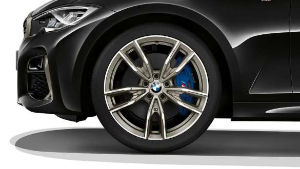 Jantes de liga leve BMW 792 M de raios duplos de 19" de duas tonalidades BMW M340i xDrive Touring, jantes de liga leve BMW 792 M de raios duplos de 19" de duas tonalidades
