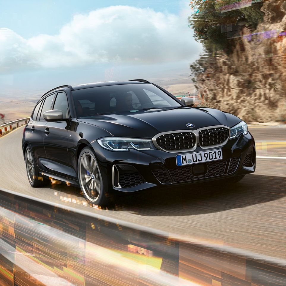 Grelha em forma de rim e entradas de ar BMW M340i xDrive Touring, grelha em forma de rim e entradas de ar