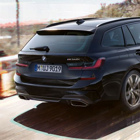 Ponteiras de escape BMW M340i xDrive Touring, ponteiras de escape