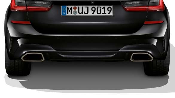 BMW M340i xDrive Touring (G21), ponteiras de escape exclusivas BMW M340i xDrive Touring (G21), ponteiras de escape exclusivas