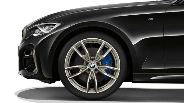 BMW M340i xDrive Touring (G21), jantes de liga leve BMW 792 M de raios duplos de 19" de duas tonalidades BMW M340i xDrive Touring (G21), jantes de liga leve BMW 792 M de raios duplos de 19" de duas tonalidades