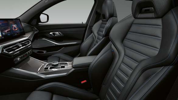 Bancos desportivos M para o condutor e para o passageiro da frente BMW M340i xDrive e M340d xDrive Touring, G21, bancos desportivos M para o condutor e para o passageiro da frente