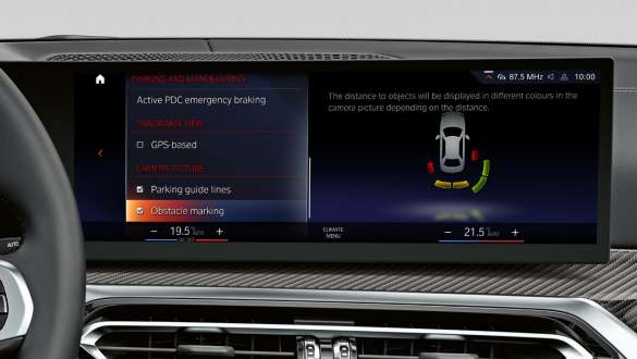 Assistente de estacionamento Plus BMW M340i xDrive e BMW M340d xDrive Touring, G21, assistente de estacionamento Plus