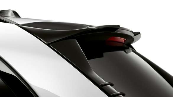 Spoiler de tejadilho M Performance em preto brilhante. BMW M340i xDrive e BMW M340d xDrive Touring, G21, spoiler de tejadilho M Performance em preto brilhante