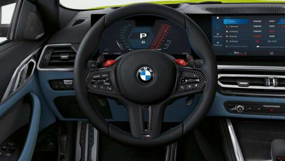 Volante M em carbono, BMW M4 Competition Coupé, G82, 2020 BMW M4 Competition Coupé, G82, 2020, volante M em carbono, cockpit