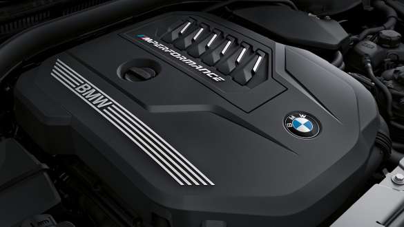 Motor a gasolina BMW M TwinPower Turbo, BMW M440i xDrive Coupé, G22, 2020 BMW M440i xDrive Coupé, G22, G82, 2020, grande plano do motor a gasolina BMW M TwinPower Turbo de 6 cilindros em linha