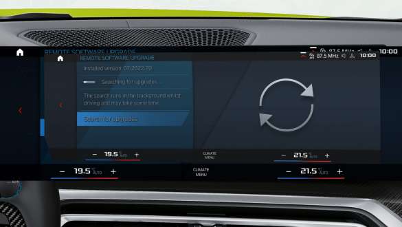 Atualização remota de software, BMW Série 4, versão M, G82 G22 BMW Série 4, versão M, G82 G22, atualização remota de software