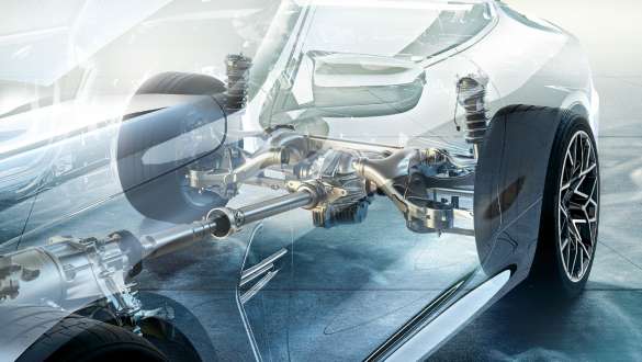 Suspensão adaptativa M. BMW M8 Competition Cabrio com suspensão adaptativa M.