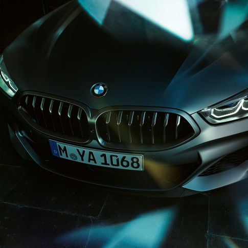 BMW M850i xDrive Gran Coupé, grelha em forma de rim BMW M850i xDrive Gran Coupé, design, grelha em forma de rim