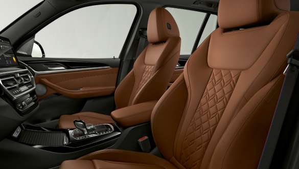 Bancos desportivos para o condutor e para o passageiro da frente, BMW X3 M40i e BMW X3 M40d, G01, LCI, atualização, 2021 BMW X3 M40i e BMW X3 M40d, G01, LCI, atualização, 2021, bancos desportivos para o condutor e para o passageiro da frente