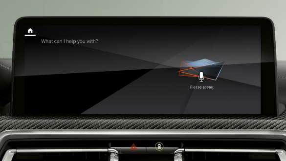 BMW Intelligent Personal Assistant, BMW X3, versão M, F97, G01, LCI, atualização, 2021 BMW X3, versão M, F97, G01, LCI, atualização, 2021, Intelligent Personal Assistant, visor de controlos