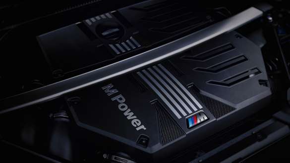 Motor a gasolina BMW M TwinPower Turbo, BMW X4 M, F98, LCI, atualização, 2021 Motor a gasolina BMW M TwinPower Turbo de 6 cilindros em linha, BMW X4 M, F98, LCI, atualização, 2021, grande plano