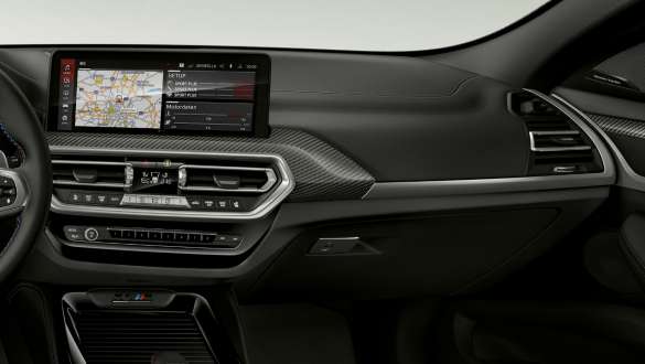 Frisos interiores em fibra de carbono, BMW X4 M Competition, F98, LCI, atualização, 2021 BMW X4 M Competition, F98, LCI, atualização, 2021, interior, frisos interiores em fibra de carbono