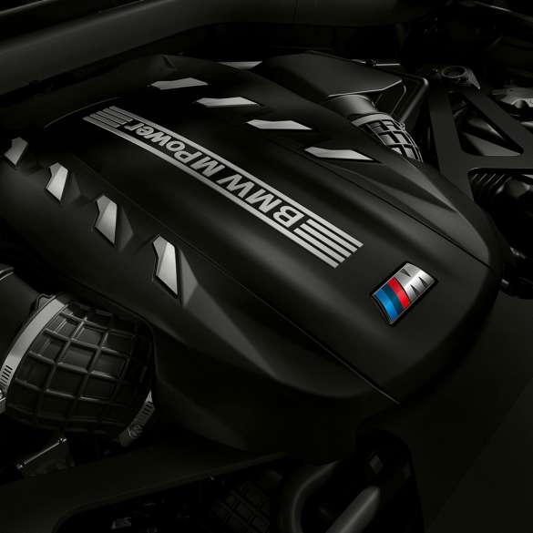 Motor M TwinPower Turbo de 8 cilindros a gasolina de elevado desempenho, BMW X6 M Competition Motor M TwinPower Turbo de 8 cilindros a gasolina de elevado desempenho, tecnologia M TwinPower Turbo, BMW X6 M Competition, F96, 2020, grande plano
