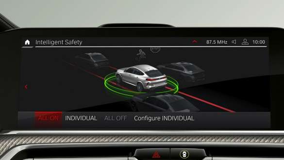 BMW X6, versão M com assistente de condução Professional, F96 Assistente de condução Professional do BMW X6, versão M, F96, 2020, SUV, interior