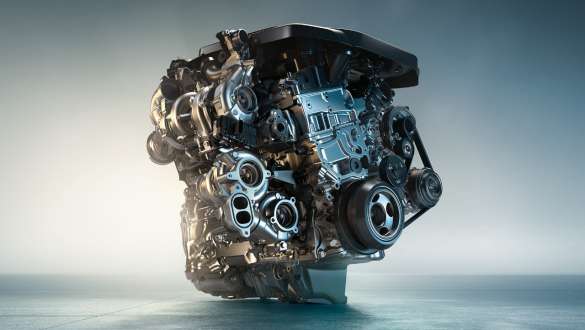 Motor diesel BMW M TwinPower Turbo do BMW X6 M50d, G06 Motor diesel BMW M TwinPower Turbo de 6 cilindros em linha do BMW X6 M50d, G06, 2018, SUV
