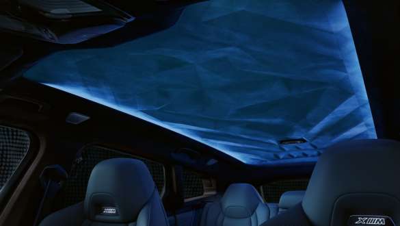 BMW XM, G09, forro do teto iluminado BMW XM, G09, interior, forro do teto iluminado