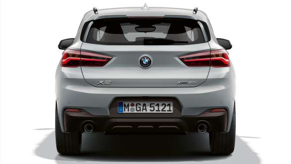 Perspetiva traseira, BMW X2, F39 Perspetiva traseira, BMW X2, F39, 2020, pintura cinza Brooklyn