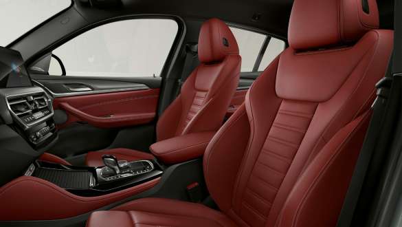 BMW X4, G02, bancos desportivos para o condutor e para o passageiro da frente, 2021 BMW X4, G02, bancos desportivos para o condutor e para o passageiro da frente, 2021