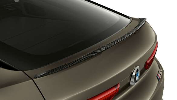 Spoiler traseiro M em carbono, BMW X6, G06, 2019 Spoiler traseiro M em carbono, BMW X6, G06, 2019, grande plano