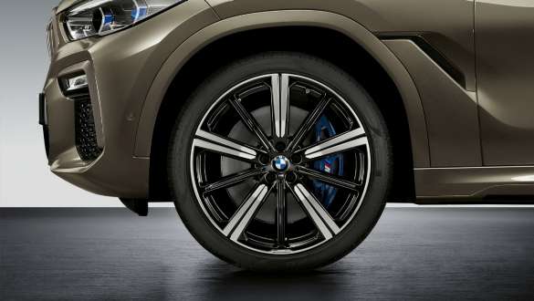 Jantes de liga leve BMW M Performance 749 M de raios em estrela de 22" de duas tonalidades, BMW X6, G06, 2019 Jantes de liga leve BMW M Performance 749 M de raios em estrela de 22" de duas tonalidades, BMW X6, G06, 2019