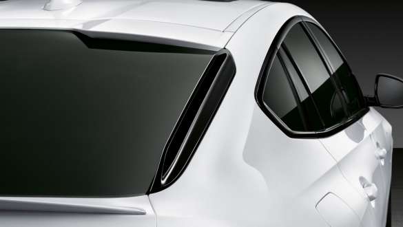 Defletores traseiros M Performance em preto brilhante, BMW X6, G06, 2019 Defletores traseiros M Performance em preto brilhante, BMW X6, G06, 2019