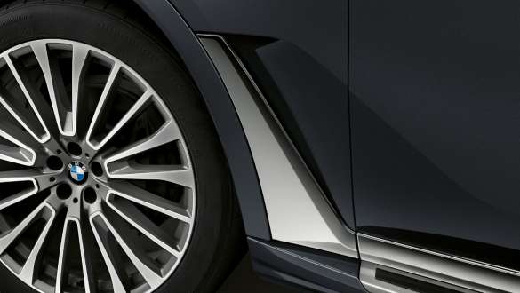 Saídas de ar Grande plano das saídas de ar do BMW X7