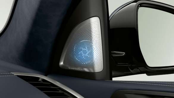 Sistema de som surround Bowers & Wilkins Diamond, BMW X7, G07 Sistema de som surround Bowers & Wilkins Diamond, BMW X7, G07, grande plano