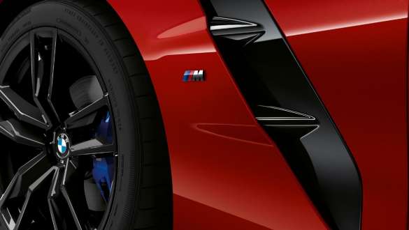 BMW Z4 Roadster, saídas de ar BMW Z4 Roadster com saídas de ar e jante dianteira