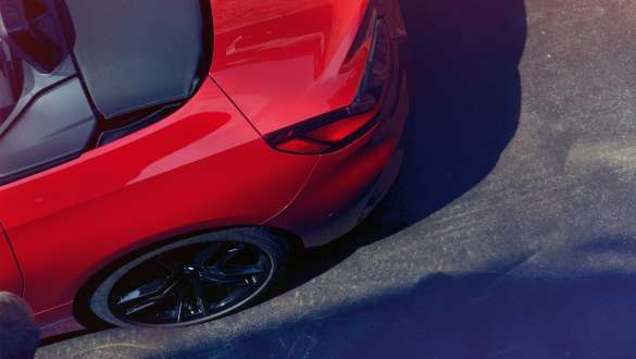 BMW Z4 Roadster (G29), diferencial desportivo M Traseira do BMW Z4 Roadster (G29), perspetiva aérea