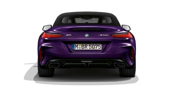 BMW Z4, G29, pintura Thundernight, perspetiva traseira BMW Z4, G29, 2022, pintura Thundernight, perspetiva traseira