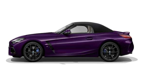 BMW Z4, G29, pintura Thundernight, perspetiva lateral BMW Z4, G29, 2022, pintura Thundernight, perspetiva lateral