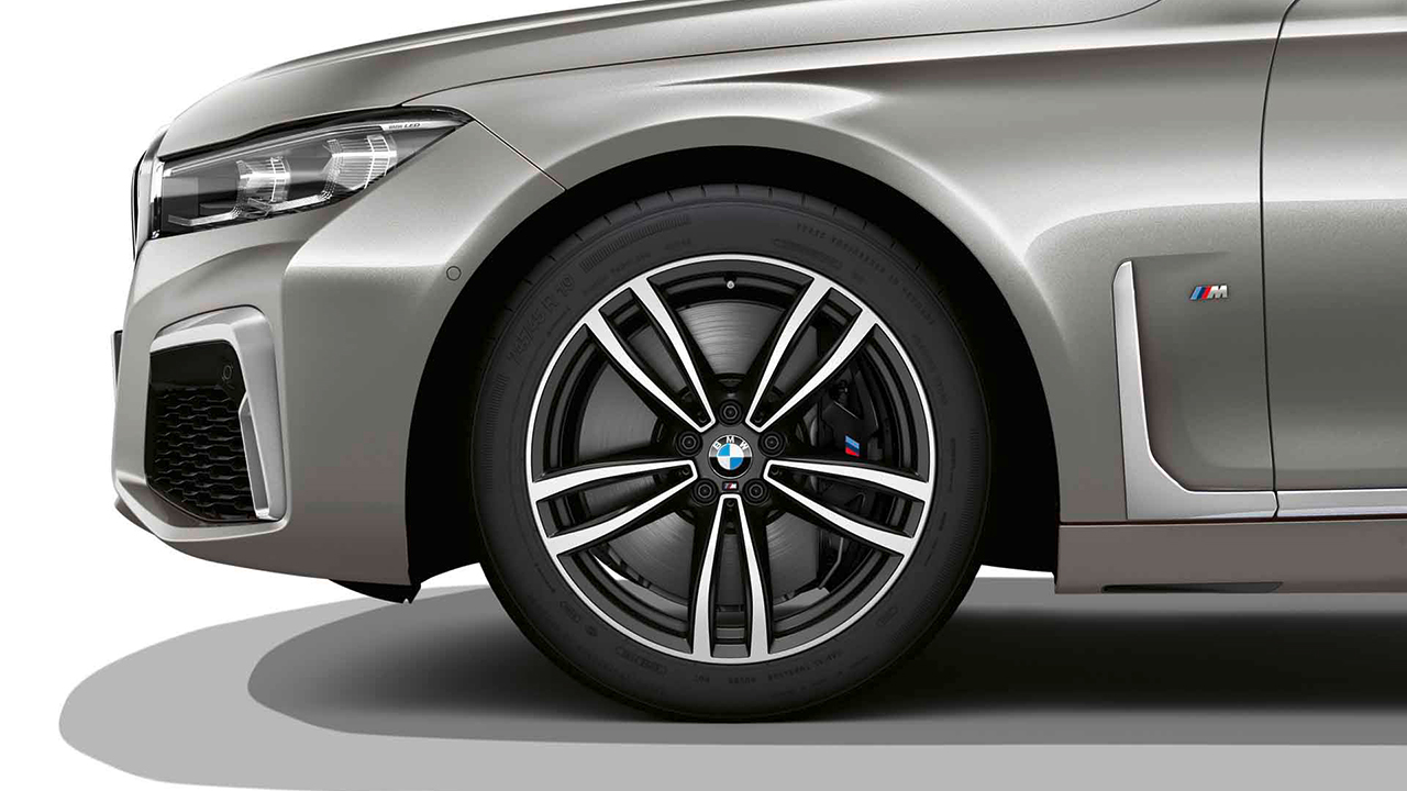 Jante de liga leve BMW 647 M de raios duplos de 19
