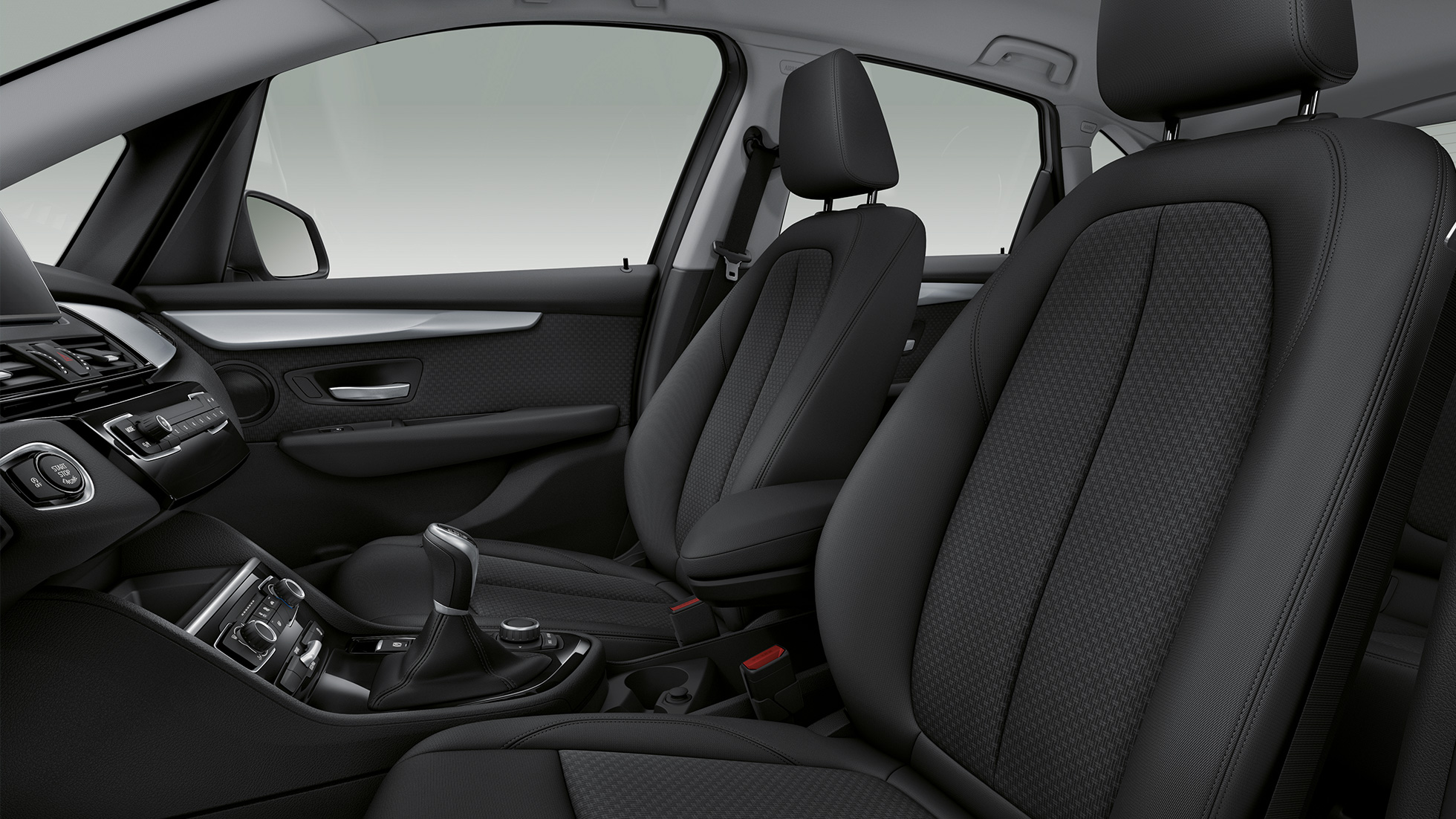 Interior do BMW Série 2 Active Tourer BMW Série 2 Active Tourer, F45, interior